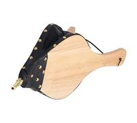 Respicefinem Wood Bellows Blower For Fireplace And Outdoor Cooking Efficient Air Flow Design Comfortable Grip Durable Composite Wood And Leather Construction