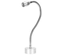 Respicefinem Work Wall Light Flexible Gooseneck Table Wall Light with Silver 6000k Ideal for Both Work and Home Lighting Offering 60 Degree Lighting Full View Soft Gooseneck and Me