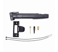RespicefinemPortable Bike Pump with 3 Nozzles Compact Bicycle Tire Inflator for Bikes Balls Air Beds Inflatable Toys Lightweight 79In Mini Pump Easy Carry Dual Mounting Straps