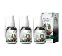 Respinature Herbal Lung Cleanse Mist - Natural Respiratory Cleanse & Breathe Spray, Lung Exerciser Powerful Lung Support, Herbal Lung Care Essence Daily Use - 30ml (3pcs)