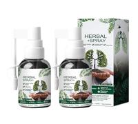 Respinature Herbal Lung Cleanse Mist - Natural Respiratory Cleanse & Breathe Spray, Lung Exerciser Powerful Lung Support, Herbal Lung Care Essence Daily Use - 30ml (2pcs)