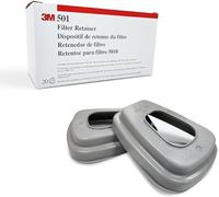 Respirator Filter Retainer Compatible with 3M 501 & 5N11 Particulate Filters, Fits 6000 6200 6300 6500 6800 and 7000 Series Respirators, Snap-On Replacement Filter Holder, Reusable, 20 Pack
