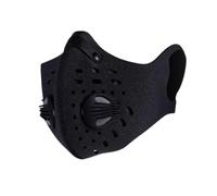 Respirator Mask, Activated Carbon Dust Mask Pollution Anti Pollen Allergens Face Exhaust Gas Filtrate Pm2.5 for Running Cycling Keep Warm, Breathing, Black