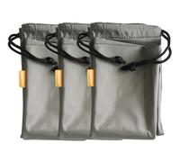 Respirator Mask Drawstring Bag High-Density Waterproof Material Respirator Storage Bag,12 Inch ×13.4 Inch,3 Pack