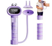 Respiratory Abdominal Exerciser, Deep Breathing Lung Trainer, 10 Inches Breathing Device with Adjustable Resistance, Material Exerciser with Lightweight Feature, Fitness Sports Classroom