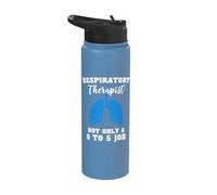 Respiratory Care Unit Lungs Respiratory Therapist Stainless Steel Insulated Water Bottle
