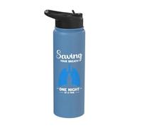 Respiratory Care Unit Respiratory Therapist Appreciation Stainless Steel Insulated Water Bottle