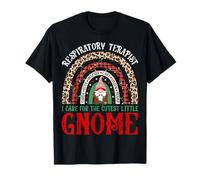 Respiratory Therapist I Care for The Cutest Gnomes Christmas T-Shirt