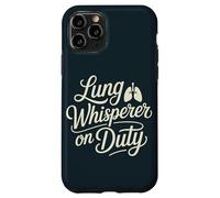 Respiratory Therapist Lung Whisperer Lung Health Case for iPhone 11 Pro