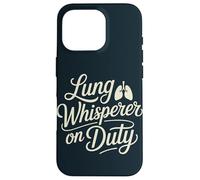 Respiratory Therapist Lung Whisperer Lung Health Case for iPhone 16 Pro