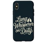 Respiratory Therapist Lung Whisperer Lung Health Case for iPhone X/XS