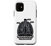 Respiratory Therapist Lungs Anatomy Blueprint Case for iPhone 11
