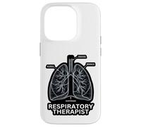 Respiratory Therapist Lungs Anatomy Blueprint Case for iPhone 14 Pro