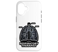 Respiratory Therapist Lungs Anatomy Blueprint Case for iPhone 16