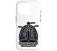 Respiratory Therapist Lungs Anatomy Blueprint Case for iPhone 16 Pro