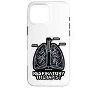 Respiratory Therapist Lungs Anatomy Blueprint Case for iPhone 16 Pro Max