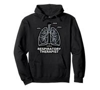 Respiratory Therapist Lungs Anatomy Blueprint Pullover Hoodie