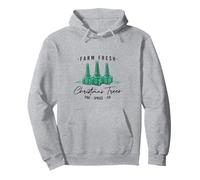 Respiratory Therapist Nurse Farm Fresh Christmas Trees Pullover Hoodie