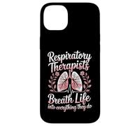 Respiratory Therapist RT Breath Life Into Everything They Do Case for iPhone 14 Plus
