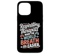 Respiratory Therapist RT Make The World Breath Easier Case for iPhone 13 Pro Max
