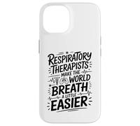 Respiratory Therapist RT Make The World Breath Easier Case for iPhone 14
