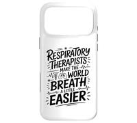 Respiratory Therapist RT Make The World Breath Easier Case for iPhone 17 Pro Max