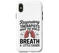 Respiratory Therapist RT Make The World Breath Easier Case for iPhone X/XS