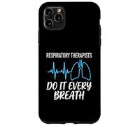 Respiratory Therapists Do It Every Breath EKG Lung Line Case for iPhone 11 Pro Max