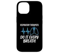 Respiratory Therapists Do It Every Breath EKG Lung Line Case for iPhone 14