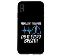 Respiratory Therapists Do It Every Breath EKG Lung Line Case for iPhone XS Max