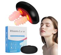 Respirelief Red Light Nasal Therapy Device, Portable Infrared Light Therapy Device, Rechargeable Nasal Soothing Device for Nose Nasal Clearing & Sinus Comfort (Black-4)