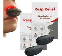 RespiRelief Red Light Nasal Therapy Instrument, Red Light Nasal Therapy Device, Red Light Nasal Therapy for Nose, Nose Rhinitis Treatment Device (2Pcs)