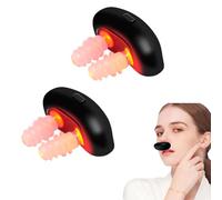 RespiRelief Red Light Nasal Therapy Instrument, Red Light Nasal Therapy for Nose, Nasal Therapy Device, Red Light Nasal Therapy Instrument, Portable Electronic Nose Care Rhinitis Device (2PCS)