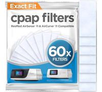 resplabs CPAP Filters for ResMed AirSense 11 and AirCurve 11-60 Pack Disposable Standard Replacement Filters - NOT for AirSense 10
