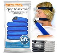 resplabs CPAP Hose Cover Tubing Sleeve - 6 Foot, Fits Standard, Slim & Heated Tubes - Soft CPAP Hose Protector for Quiet Sleep & Comfort