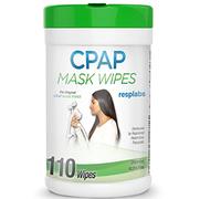 resplabs CPAP Mask Wipes - Unscented, Alcohol-Free Daily CPAP Cleaner - Compatible with All Mask Types (110 Count)