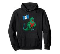 Resplendent Quetzal Guatemala Flag Pullover Hoodie