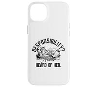 Responsibility? Never Heard of Her Funny Cat Procrastinator Case for iPhone 14 Plus