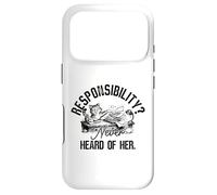 Responsibility? Never Heard of Her Funny Cat Procrastinator Case for iPhone 17 Pro