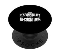 Responsibility Over Recognition Leadership Mindset PopSockets Adhesive PopGrip
