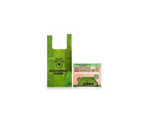 Responsible Owner Dog Poo Bags, 240 Environmentally Friendly, Extra Thick, Super Strong, 100% Biodegradable Dog Bags, With Easy-tie Handles,