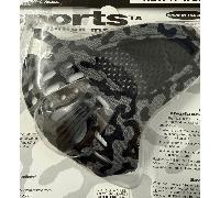 Respro Sports Anti Pollution Mask in Grey/Black Camouflage - Large