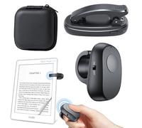 Resptasski Finger Ring Kindle Page Turner Remote, Rechargeable Wireless Clicker for Kindle Paperwhite, E-Readers & Camera, Perfect for Hands-Free Reading Anywhere, Bed, Treadmill Reading (Black)