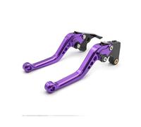 RESPUNEKBAH Adjustable Motorcycle Brake Clutch Levers for XT600 XT 600 E/X/K/R/S XTZ125 XTZ750 XTZ660 for Tenere XTZ 600 750(Purple 147mm)