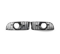 RESPUNEKBAH Car Front Bumper Lower Fog Light Lamps Grilles Grille For B&MW 3-Series E90 E91 E92 E93 2006 2007-2011(With holes)