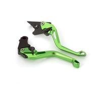 RESPUNEKBAH for CBF600 CBF 600 N/NA/S/SA 2004 2005 2006 Motorcycle Adjustable Brake Clutch Lever Handle Hand Grips(3D 158mm Green)