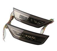 RESPUNEKBAH For Ford For Kuga For Escape 2013-2018 Car Rear Tail Bumper Lamp Reflector Fog Light Turn Signal (Black)