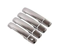 RESPUNEKBAH for Kia for Soul 2014 2015 2016 2017 2018 Chrome Car Door Handle Cover Decor Trim Sticker Styling (0 Button)