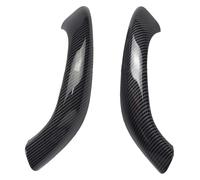 RESPUNEKBAH for X1 X2 F48 F49 51417417513 Interior Handle Inner Door Armrest Panel Pull 2/4pcs(Fiber Texture 2pcs)