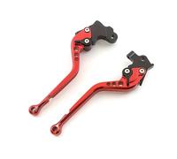 RESPUNEKBAH Motorcycle Adjustable Brake Clutch Lever Handle Hand Grips for CBF600 CBF 600 N/NA/S/SA 2004 2005 2006(177mm RED)